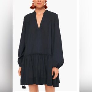 Pomander Place Large Black Ophelia Drop Waist Dress